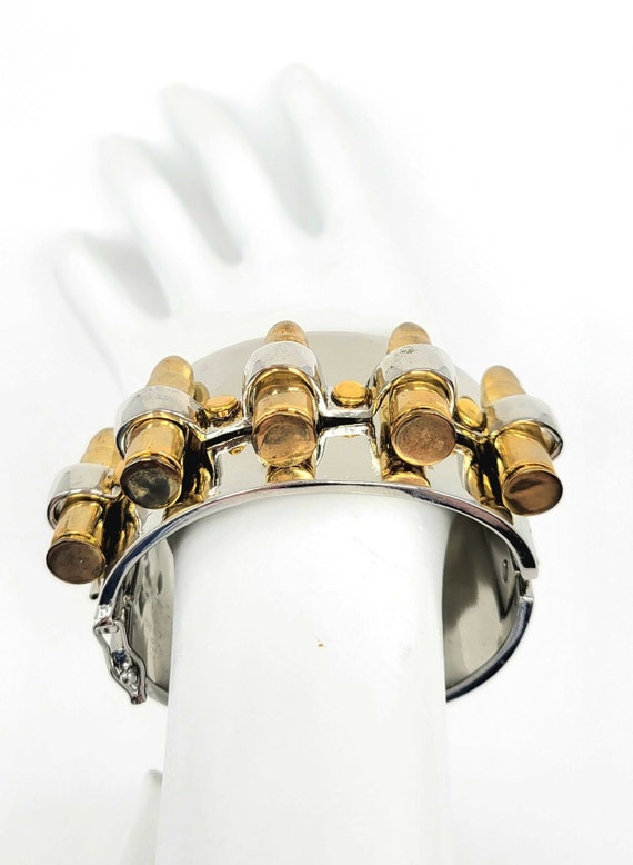 Bullet Bracelet, Military Bracelet, Bullet Bangle… - image 6