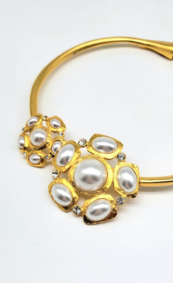 Kenneth Jay Lane Necklace, Mabe Pearl Necklace, P… - image 4