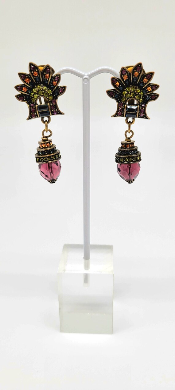 art deco earrings vintage Gem