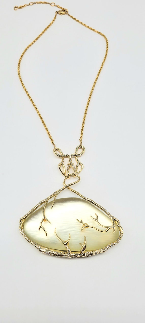 Lucite Pendant Necklace, Alexis Bittar Pendant Nec