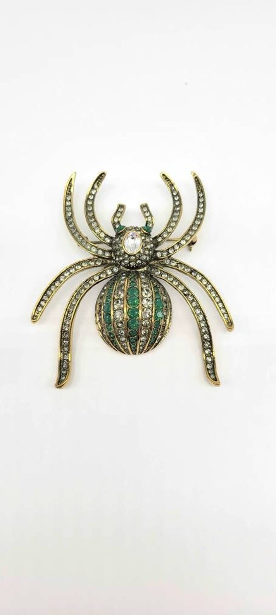 Spider Brooch, Spider Pin, Spider Jewelry, Vintage