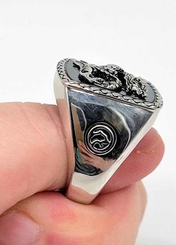 Dragon Ring Men, Effy Ring Men, Hematite Ring Men… - image 4