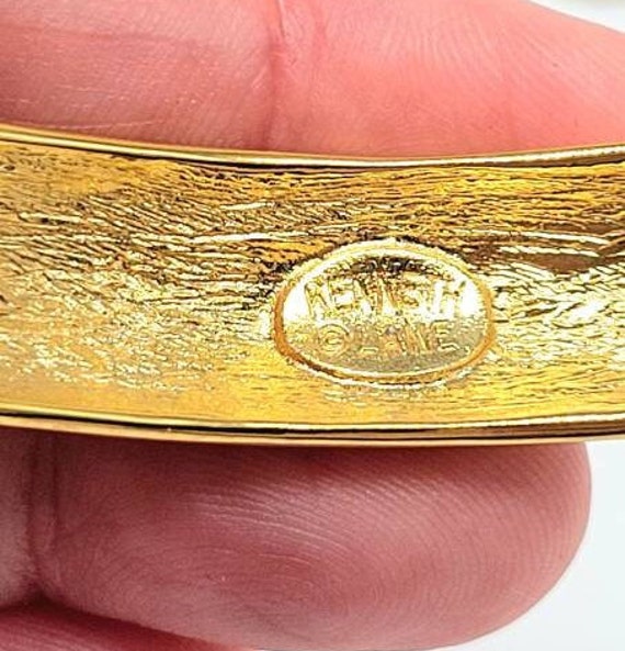 KJL Flower Clamper Bracelet, Kenneth Jay Lane Jew… - image 10