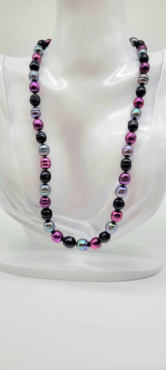 Honora Pearls, Purple Pearl Necklace, Colored Pear