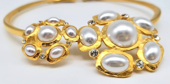 Kenneth Jay Lane Necklace, Mabe Pearl Necklace, P… - image 3