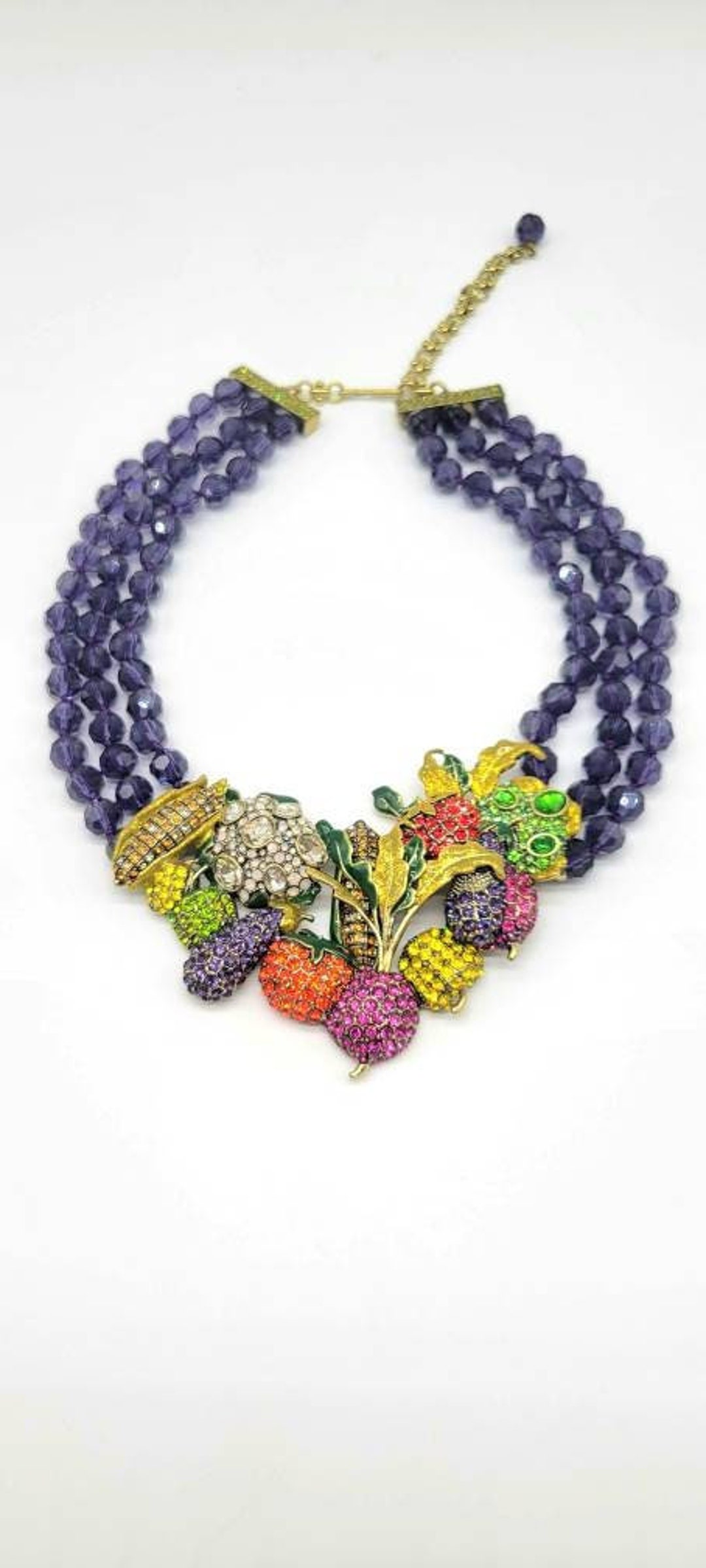 Vegetable Necklace, Vegetable Jewelry, Food Necklace, Food Jewelry