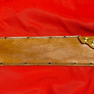Florip Tool Works 14&quot; Benchtop Saw Leather Saw Blade Cover Hand Made in USA