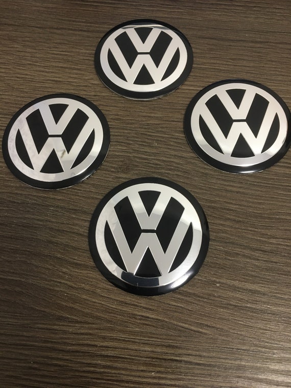 4 Pcs Set VW Volkswagen Wheel Center Hub Caps Stickers Etsy UK