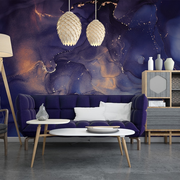 Marble Peel and Stick Wallpaper Etsy