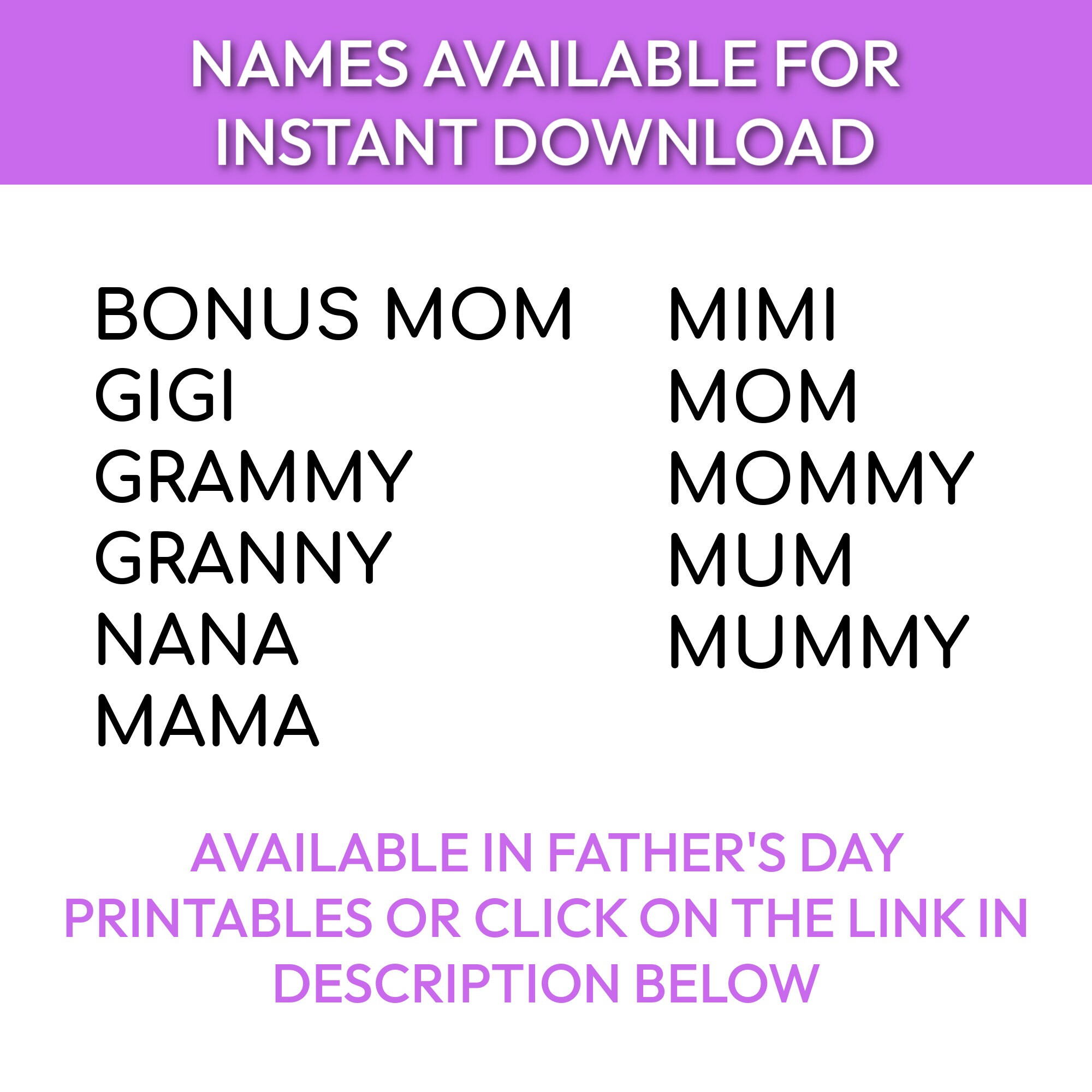 Mother's Day Printable, All About My Mom Printable, Mother's Day Gift ...