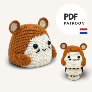 Crochet pattern 3-IN-1 HAMSTER