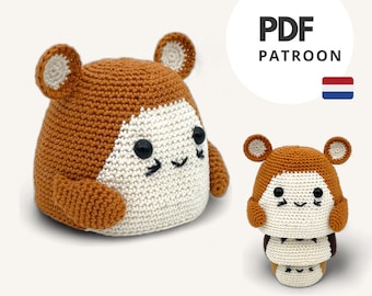 Crochet pattern 3-IN-1 HAMSTER