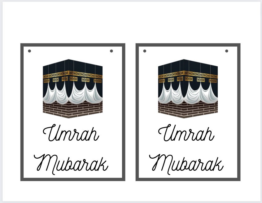 Umrah mubarak decorations2018  Happy birthday decor, Umrah mubarak,  Ramadan crafts
