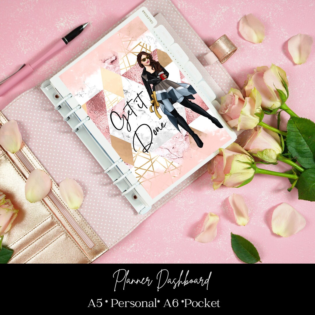 Planner Dashboard for Your Personal Planners, Personal Wide Planners