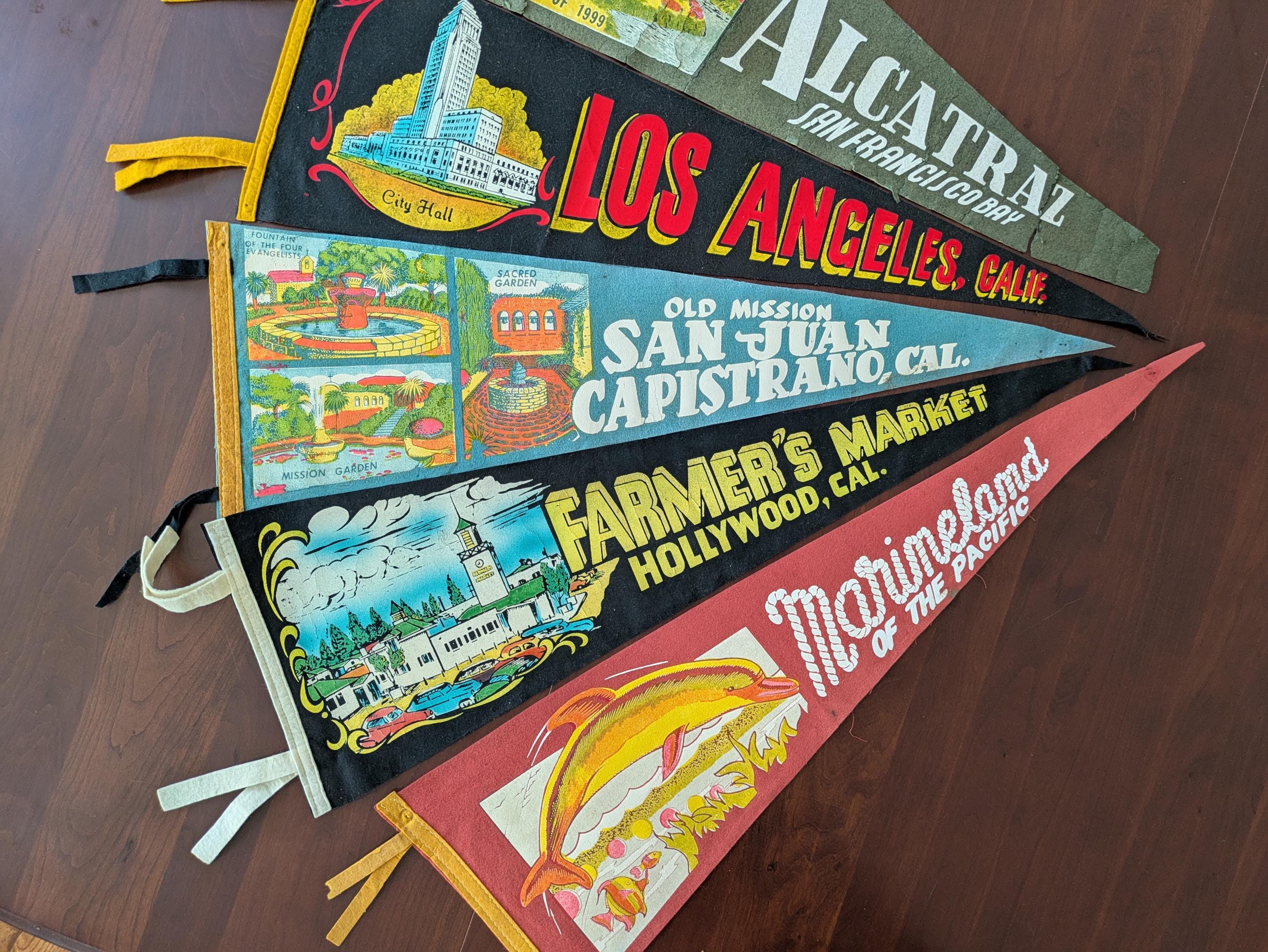 50s alcatraz prison souvenir pennant 【公式通販】