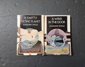 Madeleine L&#39;engle A Wind In The Door & A Swiftly Tilting Planet Paperbacks Set Of 2 Time Quintet
