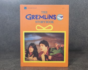 El libro de cuentos de Gremlins Vintage 1984 Mary Carey Golden Book Tapa dura