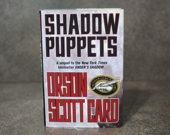 Shadow Puppets Orson Scott Card First Edition Second Print Vintage 2002 SIGNED