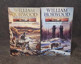 The Wolves Of Time William Horwood Two Book Set Vintage 1990's