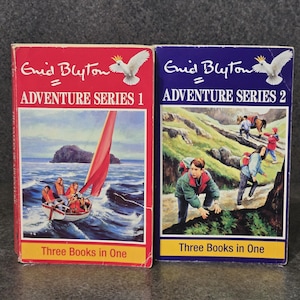 Enid Blyton Adventure Series Omnibus Set Of Two Vintage 1994 UK Paperback