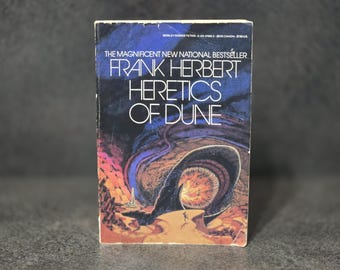 Heretics Of Dune Frank Herbert Vintage 1985 Berkeley Trade Paperback
