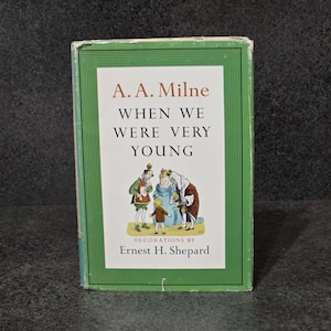 When We Were Very Young A.A. Milne Vintage 1961 Winnie The Pooh