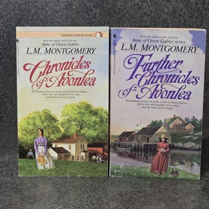 Chronicles of Avonlea & Further Chronicles of Avonlea L.M. Montgomery 1980s Paperback Set Of Two