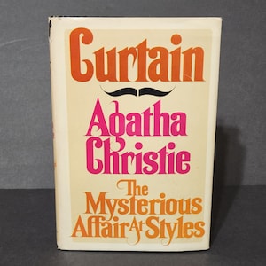 O misterioso caso de Styles/Curtain Agatha Christie 1975 Capa dura BCE