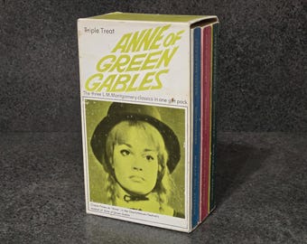 Anne Of Green Gables Triple Treat Box Set L.M. Montgomery Vintage 1968 Paperback
