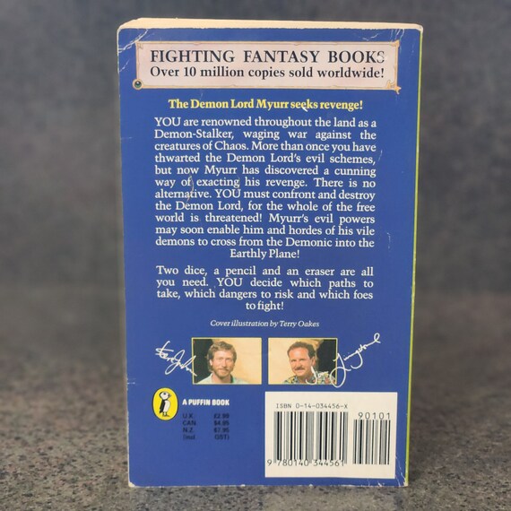 Dead of Night Fighting Fantasy Vintage 1989 First Edition