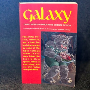 Galaxy Thirty Years Of Innovative Science Fiction Vintage 1981 Compilation