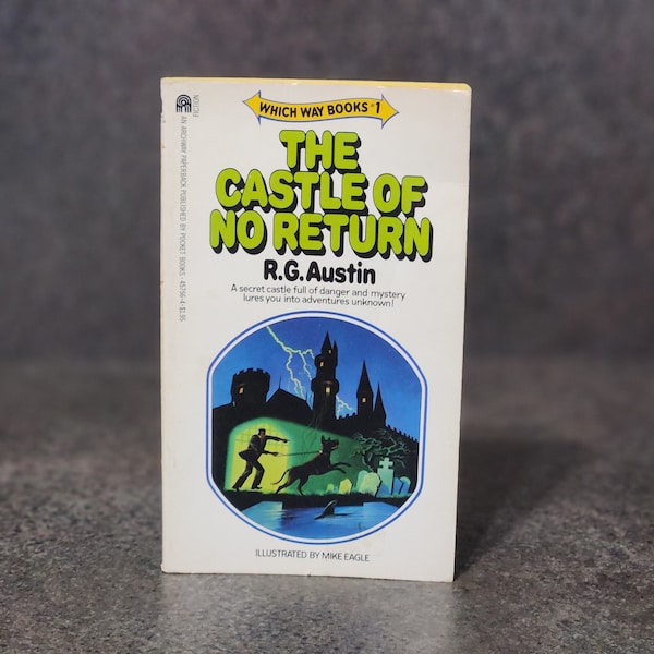 Which Way Books #1 The Castle Of No Return  R.G. Austin Vintage 1982 Paperback