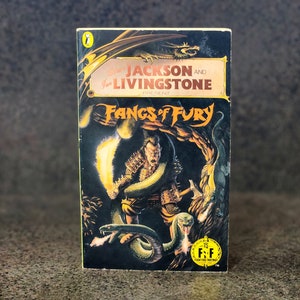 Fangs Of Fury Fighting Fantasy Vintage 1989 First Edition RPG Paperback Livingstone