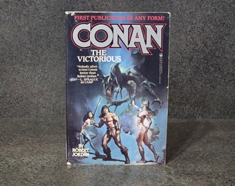Conan Zwycięski Robert Jordan Vintage 1984 Pierwszy druk handlowy