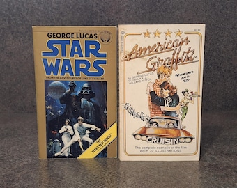 Star Wars American Graffiti George Lucas Set de dos libros Vintage de los años 70