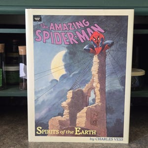 Amazing Spiderman Spirits Of Earth Vintage 1990 Graphic Novel First Printing Hardcover