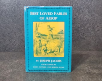 Best Loved Fables Of Aesop Joseph Jacobs Undated Vintage Avenel Hardcover