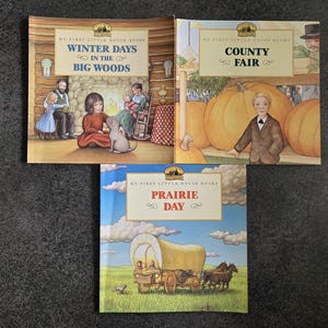 My First Little House Books Laura Ingalls Wilder 3er-Set Vintage 1990&#39;er Jahre