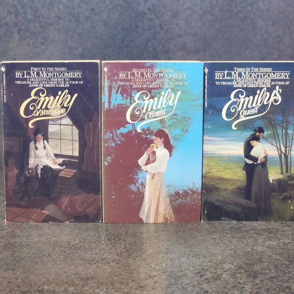 Emily Of New Moon Set L.M. Montgomery Paperbacks 1980's Seal Books