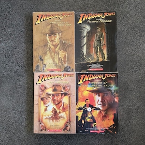 Indiana Jones Scholastic Young Adult Novels 2000&#39;s Raiders Temple of Doom Crusade Skull