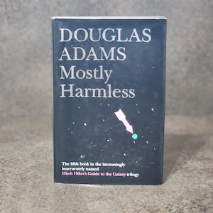 Mostly Harmless Douglas Adams First Edition Fourth Print Vintage 1992 Hardcover