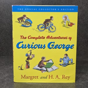 The Complete Adventures Of Curious George Vintage 2001 Hardcover Margaret And H.A. Rey