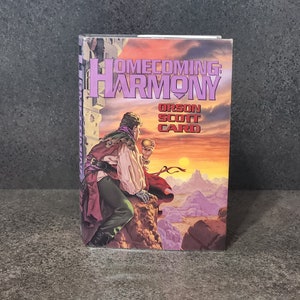 Retrouvailles Harmony Orson Scott Card Three Book Omnibus Book Club Edition vintage des années 1990 Relié