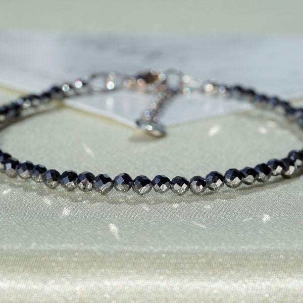 Armband aus Terahertz, Heilkristall, winziges minimalistisches Armband mit einzigartigem Design