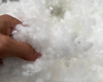New Premium Cluster Fiber Poly Filling Material Pillow Cushion Pet Bedding Fill Made In USA