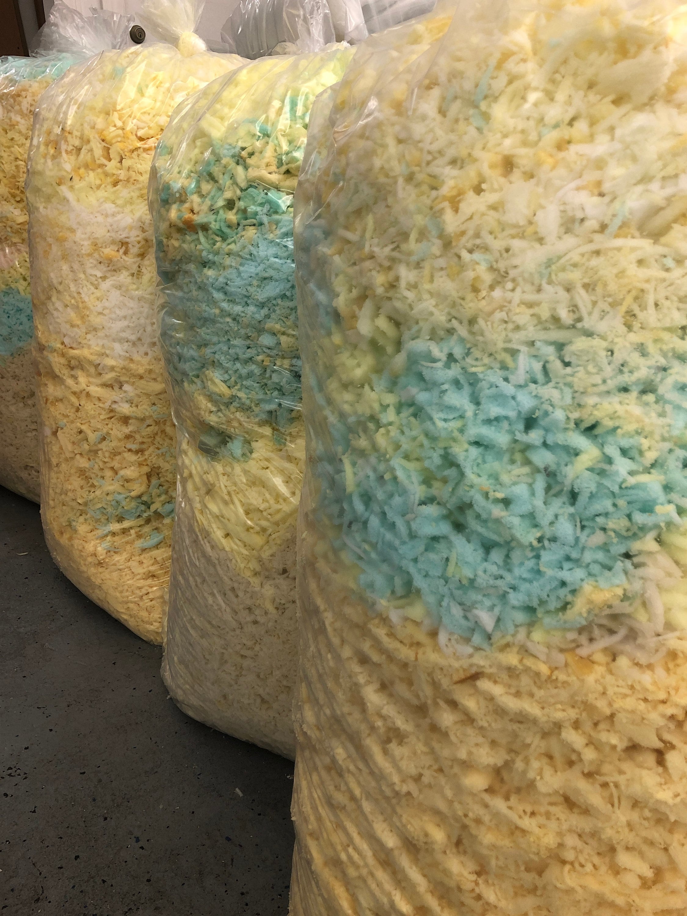 Baytrim Shredded Foam Filling Premium Grade Refill for Pillows, Bean Bag Chairs, Dog Beds, and