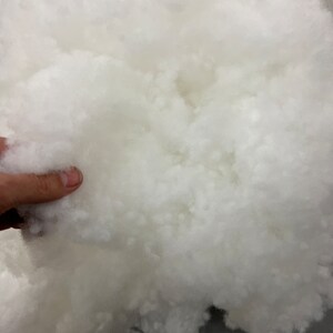 New Premium Cluster Fiber Poly Filling Material Pillow Cushion Pet Bedding Fill Made In USA image 6