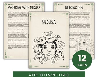 Medusa Grimoire Pages: Book of Shadows Guide (PDF Download)