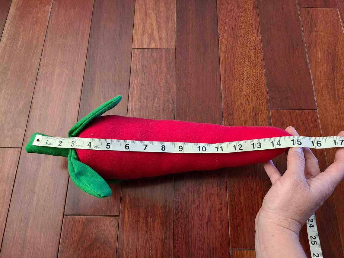Handmade 15 Chile Pepper Dog Toy Stuffed Plush Toy Etsy