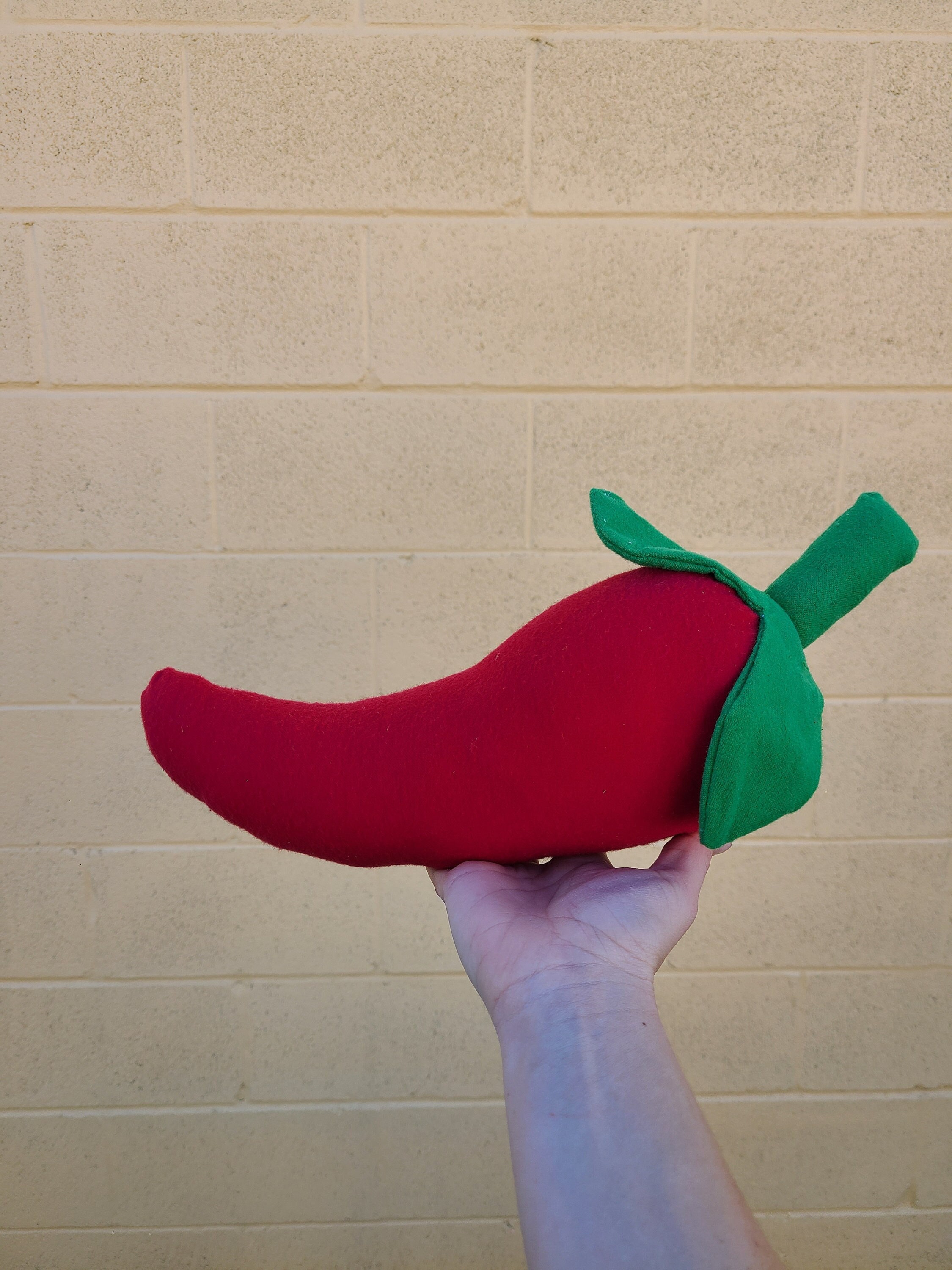 Handmade 15 Chile Pepper Dog Toy Stuffed Plush Toy Etsy